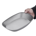 Serving Platter Titanium Camping Baking BBQ Plate Tray for Salad Pasta Snacks Cookies Outdoor Camping Pan