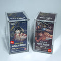 SHP Wholesale Clear Acryl One Pieces Collectible Cards Japanese Flanked by Legends OP-06 Booster BOX TCG Acrylic  Display Case