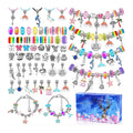 Hot Selling Hot Selling Christmas Gift Jewelry Kit Charm Bead 112 Piece Jewelry Making Kit for Kids
