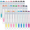 30 Sets Disposable Mascara Wands Set Includes 30 Crystal Eyelash Brush Eyebrow Applicator Makeup Tool and 30  Diamond Eyelash