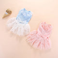 Maychan Summer Striped Female Dog Dresses Cute Skirt Cat Apparel Puppy Dog Princess Dresses