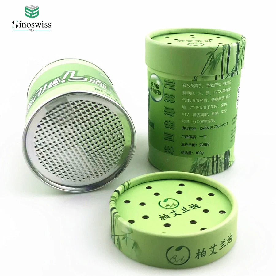 Eco Friendly Biodegradable Compostable Recyclable 50g Cardboard Deodorant Stick Tube Airtight Easy Open Lid Vanishing Fragrance