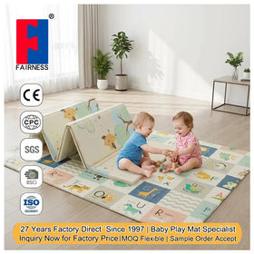 Fairness Factory Wholesale Eco-friendly Folded Large Folding Newborn Crawl Xpe Foldable Baby Play Mat