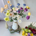Newest Arrival Design Customized Wedding Artificial Flowers Decorative Camellia Roses
