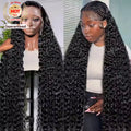 Glueless Curly Wigs Human Hair Lace Front Brazilian Virgin Hair 13X6 Full Lace Human Hair Wigs for Black Women Hd Lace Front Wig