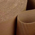 Buffer Kraft Wrapping Paper Single-sided Corrugated Paper Roll Kraft Paper