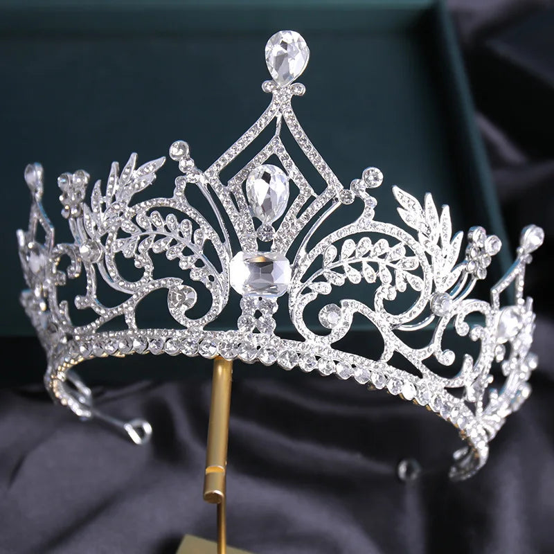 Rhinestone Crown Headdress Fashion Wedding Hair Accessories Beauty Pageant Crown