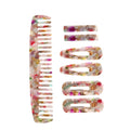 MiDairy Custom logo 2000+ Color  Cellulose Acetate Hairdressing Hair Clips Accessories  Wide Tooth Combs Set