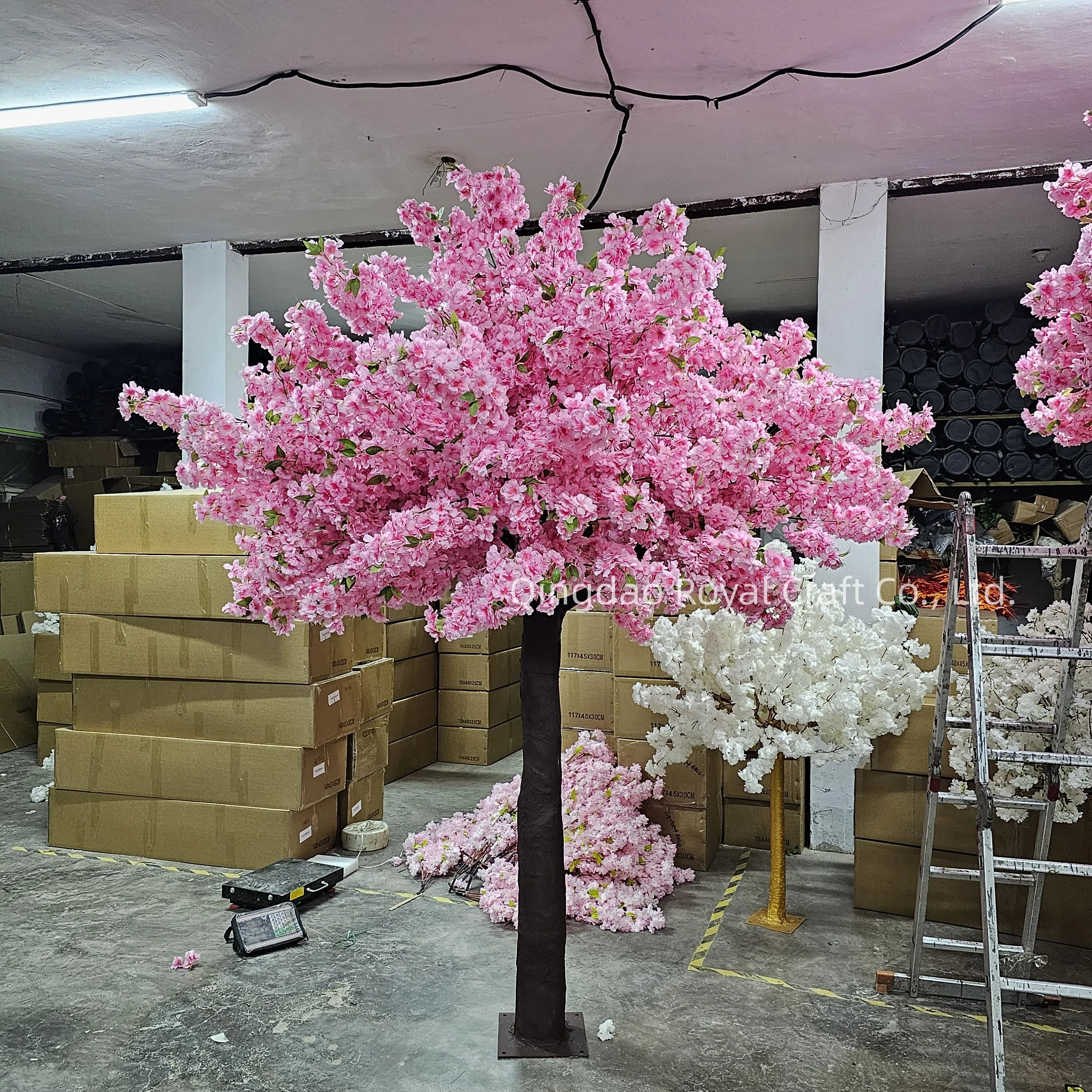 Wedding Table Centerpiece Ornament Tree Silk Artificial Cherry Blossom Tree