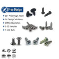 Self Tapping Screw Carbon Stainless Steel Green Blue Zinc Plated Thread Forming Phillips Pan Flat Cap Head Screws for Plastic