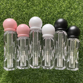 CY303 Wholesale 3ml 5ml Transparent Plastic Cylindrical Lip Gloss Tubes Empty Lip Oil Bottles for Cosmetics Packaging