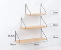 Decorative Rustic Floating Shelves Wall Mounted Decorative Shelving Wood Shelf for Bedroom or Living Room/storage Wall Basket