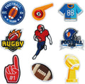 Navy Blue Chenille Fabric Embroidered Basketball Patches Heart-Shaped Flower Transfers for Easter Valentines for Hat Decorations