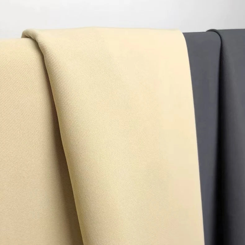 Wholesale Polyester Gabardine Fabric Suit Thickened Twill Elasticity Windbreaker Trousers TR for Outdoor Use