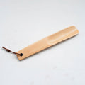 Long Handle Short Wood Shoe Horn with Leather Lanyard for Men Women Seniors Kids-Household Sundries Product