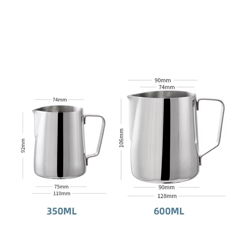 Latte Milk Frothing Jug Stainless Steel Milk Frothing Jug Espresso Coffee Pitcher Barista Craft Coffee Cup Milk Foaming Cup Tool