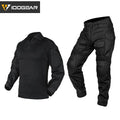 IDOGEAR Men Camouflaged Uniforms Camo Camouflage Clothing Tactical BDU G3 Combat Uniforms with Knee Pads Elbow Pads