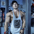 Custom Gym Tank Top Cotton Sleeveless Spaghetti Straps Yback Muscle Mens Bodybuilding Stringer Quick Dry  Cotton Racerback