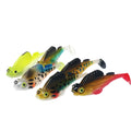 Soft Lure 7cm 12g Fishing Pike Lure Bass Paddle Tail Lead Minnow Lure