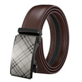 LQbelt Factory Men's Automatic Buckle Belt Genuine Leather Belts for Men Waistband Ratchet Belt Custom LOGO