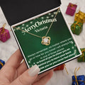 SC Wholesale Fashion Gold Victoria Zircon Necklace Gift Lover Shiny Diamond Necklace Trendy Merry Christmas Necklace for Women