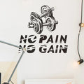 Creative Words Quotes Pad Fitness Gym Equipment Abs Arm Stickers