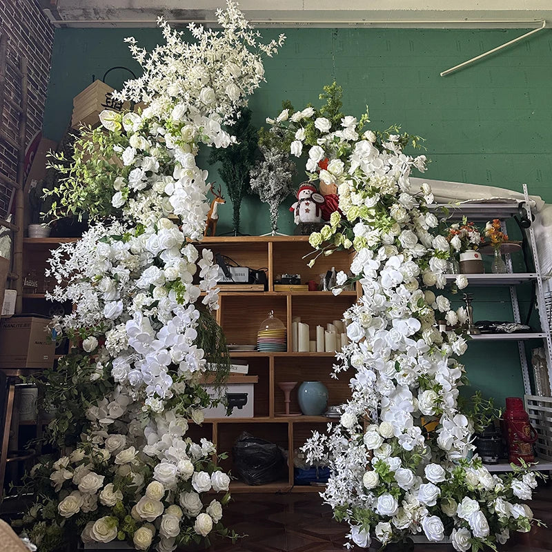 Vv325 Wedding Supplies Artificial Flower Flower Arch Flower Arrangement Wedding Backdrop for Wedding Home Event Garden Decor