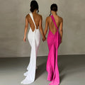Women Ladies Vestidos Largo Long Sleeve Party Maxi Sequin Evening Dress