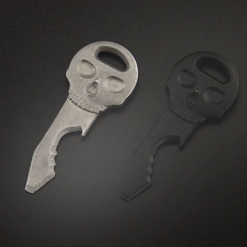 EDC Gadget Multi-functional Portable Outdoor Bottle Opener Ghost Head Key Word Screw Bottle Opener Gift