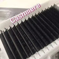 Handmade Private Label Super Dark Black Matte Fluffy Volume Cashmere Lash Tray Custom Wholesale Vendors