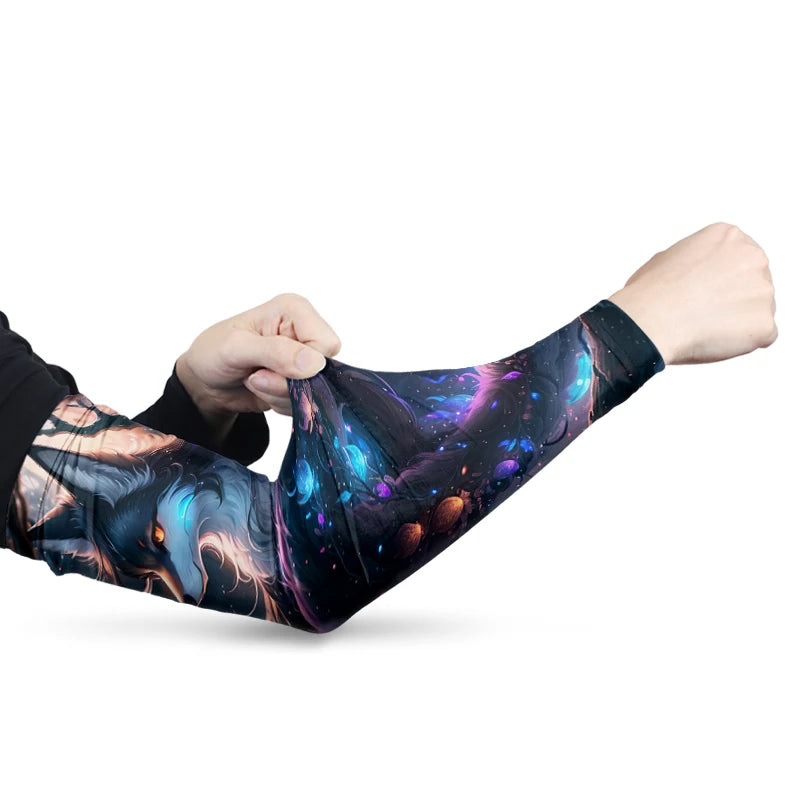 Custom Design Men Women Summer Seamless Arm Sleeve Arm Sleeves Running Cycling Arm Wear Accessories