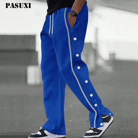PASUXI Wholesale New Style Fall Winter Pants Men Jogger Pant Plus Size Sweatpants With Pockets Men's Casual Pants