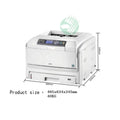 Cheaper Price A3 A4 A5 A6 Size Automatic High Printing Speed Machine C380 for OKI White Toner Printer With Color Toner Cartridge