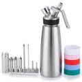 Lesoo Hight Quality 500ML Cream Charger Whipper Use Carbon Steel Oem Aluminum Cream Dispenser