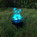 Solar Garden 3D Acrylic Illusion Led  Light Sensor Night Light Dusk Mini Street Lamp  Outdoor Water Proof Lamp