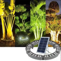 20W  25w Linkable Solar Hug Tree Light Outdoor Ip65 Waterproof Dawn to Dusk Garden Landscape LED Spot Light Ring Palm Tree Lamp