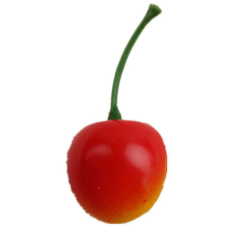 DIY Decoration Plastic Fake Fruits Cherry Display Simulate Imitate Cherries Fruit Ornament