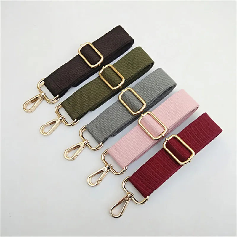 Solid Color Bag Strap Clothing Accessories Replacement Shoulder Strap Adjustable Women's Bag Strap Adjustable