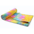 Eco Friendly Custom Print 350 GSM Microfiber Non Slip 24"x72" Universal Hot Yoga Towel