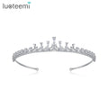 LUOTEEMI Factory Wholesale Charm Large Wedding Bridal Crown Hair Accessory Comb Vintage for Bride Tiara