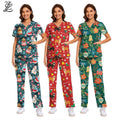 New Style Custom Logo Stretchy Spa Beauty Salon Scrubs Uniform Dental Clinic Beauty Salon Nurse Scrub Jogger Sets Uniform