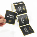 Custom Candle Sticker Custom Candle Labels Linen Textured Paper Stickers for Soy Candle Jars Kraft Waterproof Adhesive Labels