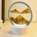 Fashion Led Table Lamp Moving 3d Flowing Sand Art Picture Quick Sand Picture With Led Light