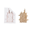 C-0337 European Retro Fence Door Silicone Chocolate Candy Decorative Fondant Mold DIY Handmade candy chocolate Tools
