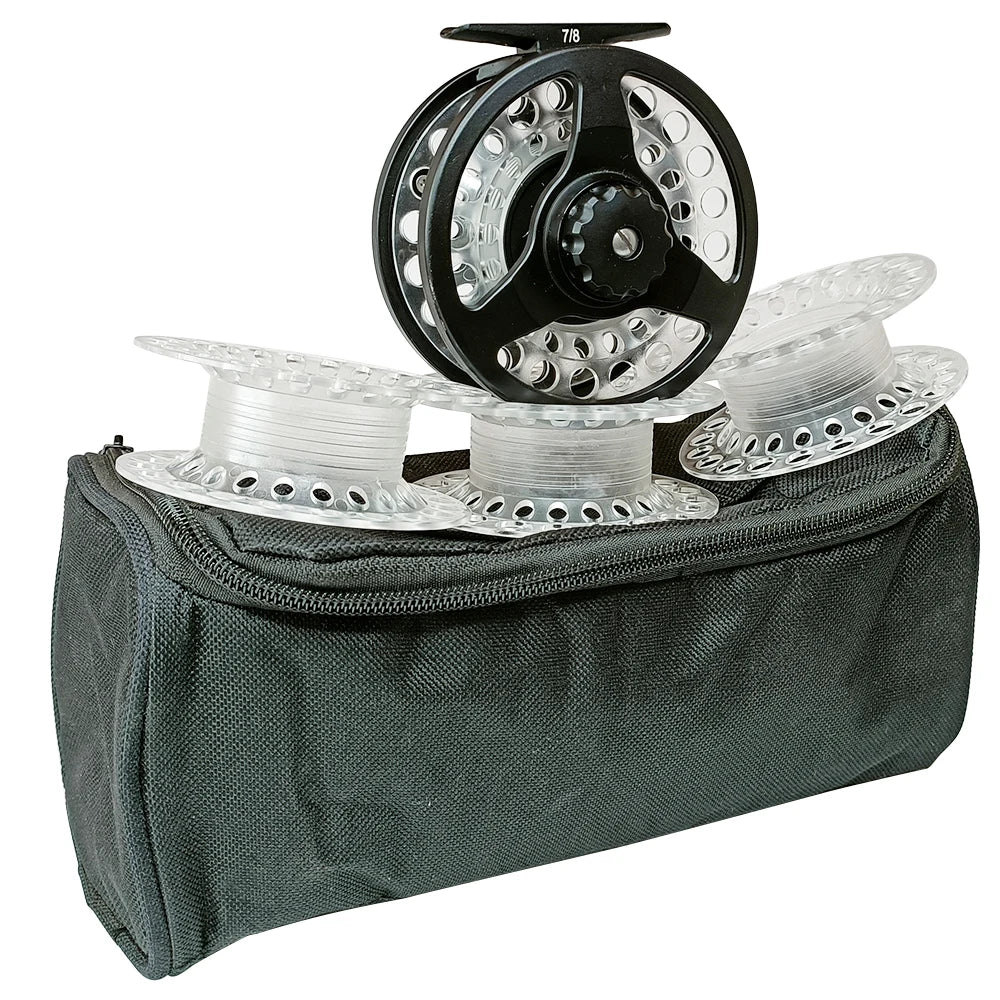 Newbility 5/6 7/8 1:1 Ultralight Fishing Reel Aluminum Body Fully sealed Fly Fishing Reel