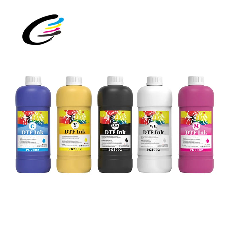 Factory Price Direct to Film White Ink CMYK Plastisol Pigment Heat Transfer Printing DTF Ink for L8550 L8500 L8058 I1600 Printer
