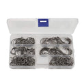 70pcs 7385 High Carbon Steel Saltwater Catfish Fishing Circle Hook 2/0 3/0 4/0 5/0 6/0 7/0 8/0  Fewer Injured Fish