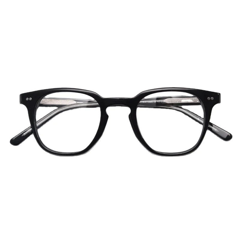 Korean Personalized Acetate Glasses Female Literary Plain Glasses Men Myopia Frame