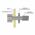 A4-70 Metric Stainless Steel SUS316 Socket Head Cap Panel Screws with Captive Threaded Washers and Nuts Box
