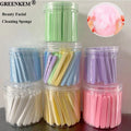 New 50pcs Box Disposable Cleaning Compression Sponge Strip Color Portable Cleaning Tool Beauty Facial Cleaning Sponge